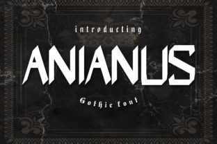 Anianus: A Modern Display Font for Elegant Brand Design