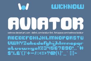 Aviator: The Bold Display Font That Commands Attention in Digital Marketing