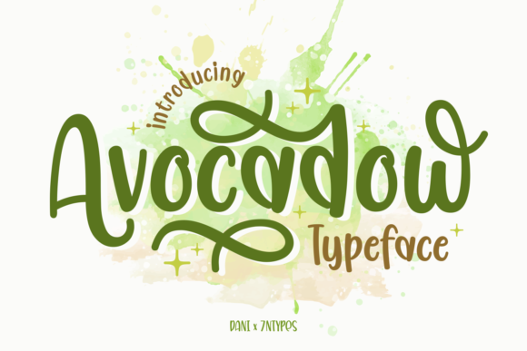 Avocadow: A Playful Display Font That Pops in Digital Campaigns