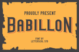 Babillon: A Bold Display Font That Elevates Handmade Branding