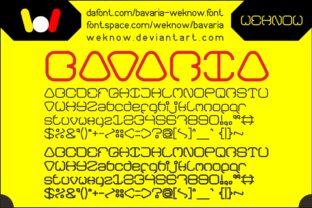 Bavaria: A Techno-Themed Display Font for Bold Editorial Identity