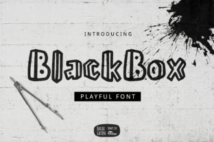 Black Box: A Playful Display Font for Editorial Creativity