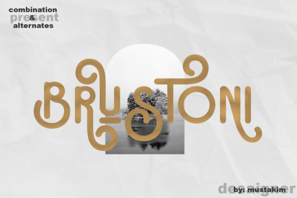 Brustoni: A Playful Display Font That Brings Handmade Designs to Life