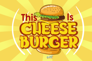 Cheeseburger: A Charming Display Font for Playful Branding