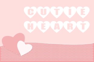 Cutie Heart Natalie: A Romantic Display Font for Digital Design