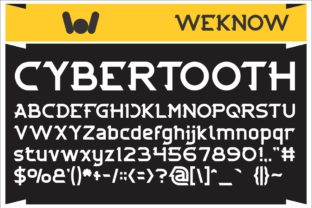 Cybertooth: A Playful Display Font for Editorial Charm