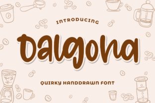 Dalgona: A Playful Display Font for Modern Marketing and Brand Content