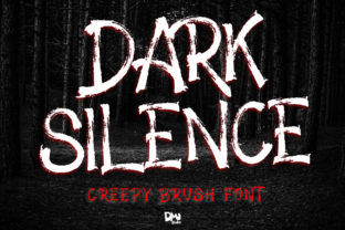 Dark Silence: A Bold Display Font for Striking Web Design