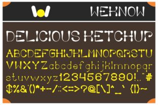 Delicious Ketchup: A Friendly Display Font for Editorial Design
