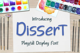 Dissert: A Playful Display Font for Editorial Design and Digital Publishing