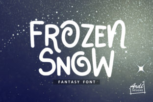 Frozen Snow: A Display Font That Adds Whimsy to Brand Campaigns