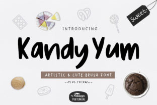 Kandy Yum: A Playful Display Font for Modern Editorial Charm