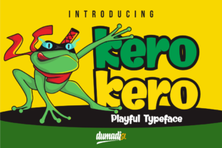 Kero Kero: A Playful Display Font for Digital Creatives