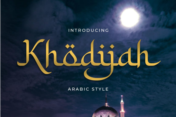 Khodijah: A Display Font That Elevates Your Brand with Elegance