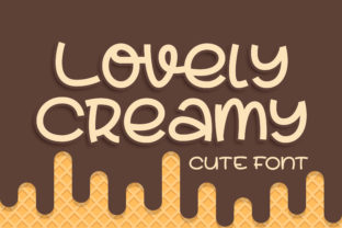Lovely Creamy: A Display Font for Elegant Campaign Typography