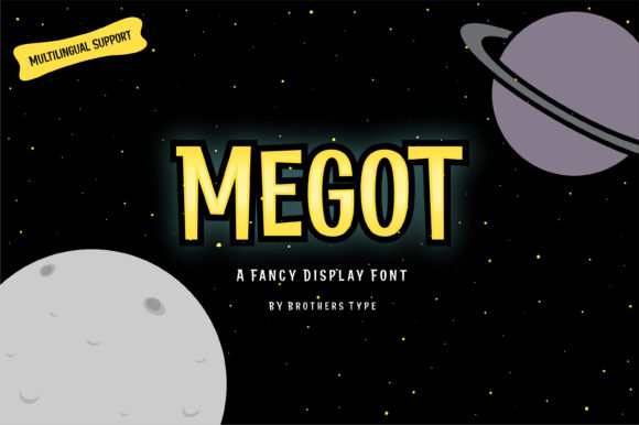 Make Your Brand Shine with the Megot Display Font