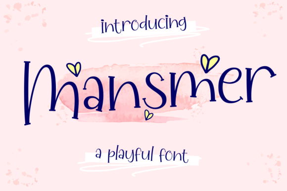 Mansmer: A Playful Display Font for Scroll-Stopping Digital Campaigns