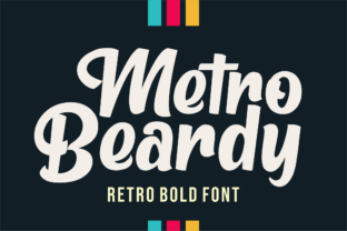Metro Beardy: A Vintage Display Font for Modern Web Design