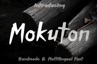 Mokuton: A Distinctive Display Font for Modern Editorial Design