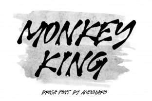 Monkey King: A Quirky Display Font for Creative Branding Projects