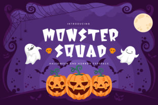 Monster Squad: A Playful Display Font for Halloween and Beyond