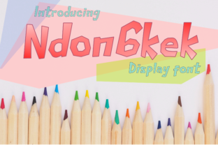 Ndongkek: A Bold Display Font for Modern Web and Brand Design