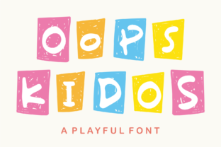 Oops Kidos: A Quirky Display Font That Brings Personality to Editorial Design