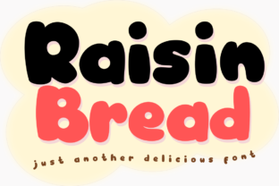 Raisin Bread Font: A Bold Display Typeface for Modern Web Design