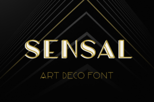 Sensal: A Vintage Display Font for Elegant Editorial Design