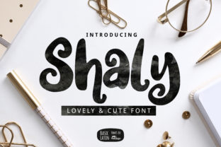 Shaly: A Bold Display Font for Modern Editorial Design and Branding
