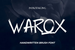 Warox: A Grungy Display Font That Adds Edge to Handmade Designs