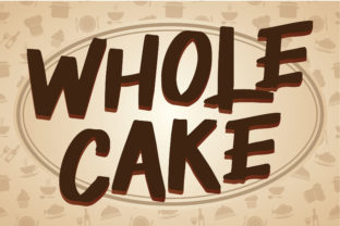 Wholecake: A Sweet, Soft Display Font for Web Designers